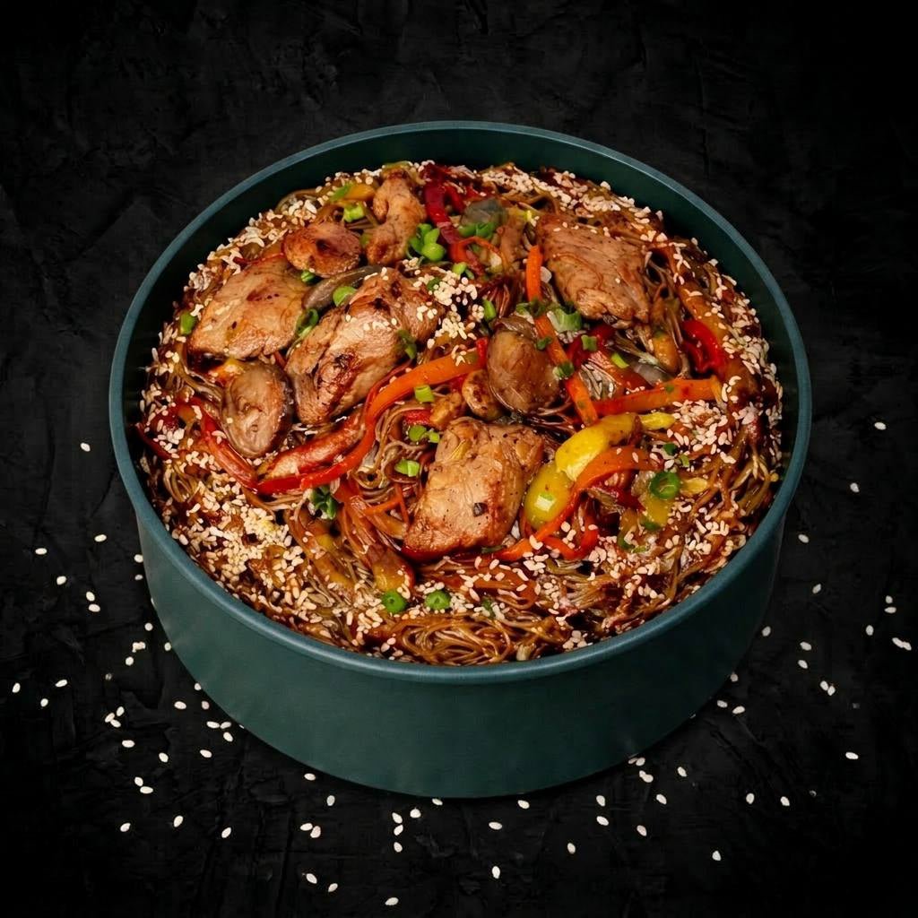 FUNCHOZA CU CARNE DE PORC - IULI'S